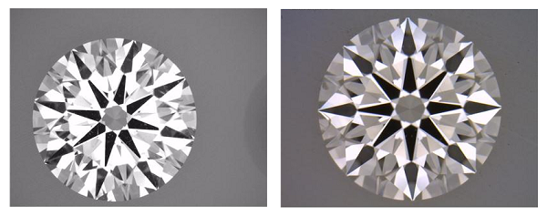 pair of matching loose diamonds