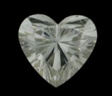 heart diamond graded with very good symmetry