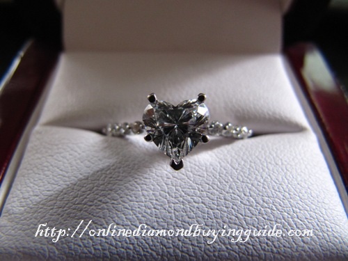close up view of gorgeous engagement ring