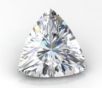triangular shaped diamond