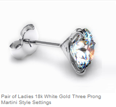 Diamond Earrings Tips Designore The Complete Guide Martini Styled Diamond Studs