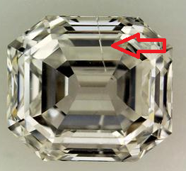 needle inclusion in diamonds