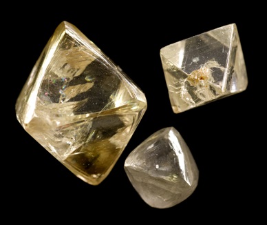 octahedral rough diamonds