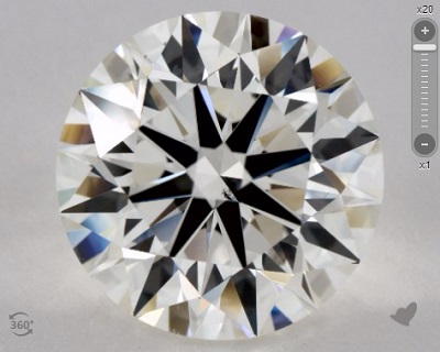 vs2 black crystal inclusion 3 carats size bad relief