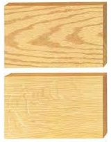 sawn wood diamond graining analogy