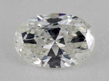 oval diamond with severe dark bow tie