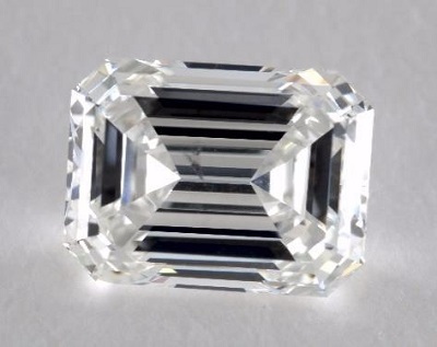 si1 two carat emerald cut diamond