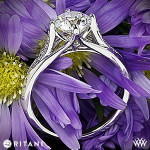 well known vintage Tulip Diamond Ring