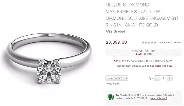 helzberg diamond reviews - masterpiece price comparison