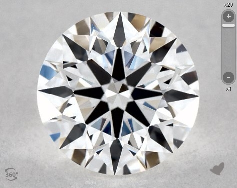 f color vvs1 super ideal cut triple ex diamond