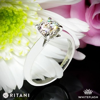 vvs diamond ring glamor photo solitaire design