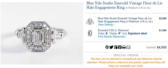 5k engagement ring halo engagement ring