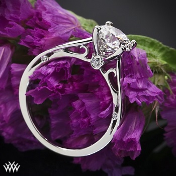 verragio cathedral engagement ring for petite hands