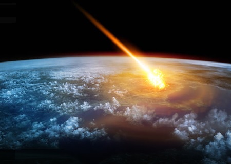 how are diamonds made when an asteroid strikes from outer space