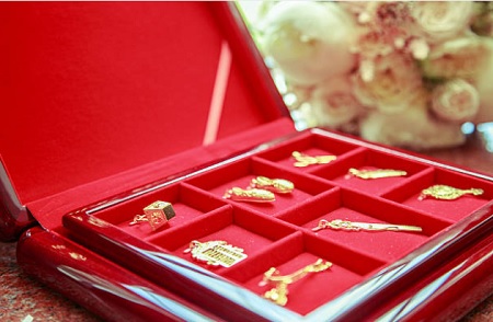 24k gold jewelry chinese wedding bridal gifts