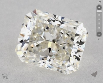 elongated radiant cut diamond comparison