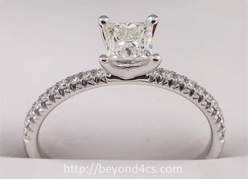 engagement ring under 2000 pave design