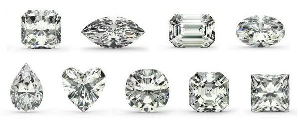 list of fancy shape diamonds and types