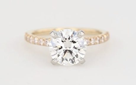 yellow gold engagement rings for women