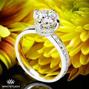 custom crafted whiteflash eternity ring with rounded basket diamonds