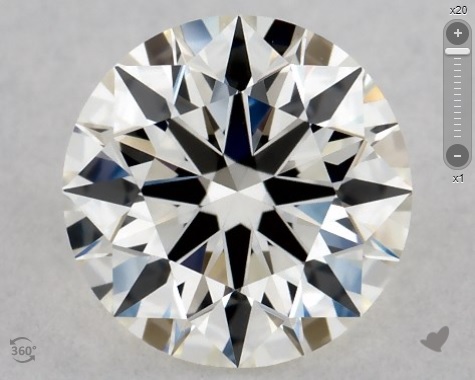 super ideal cut diamond utilize rough material reduction