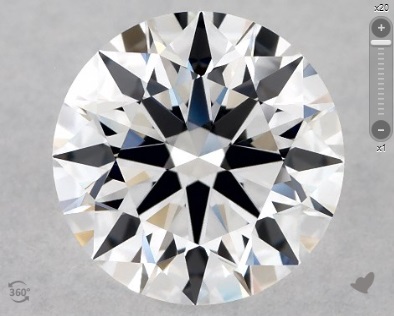 1 carat vvs2 gia certified loose round diamond