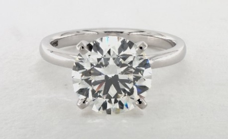 5 carat i color diamond solitaire ring comparison