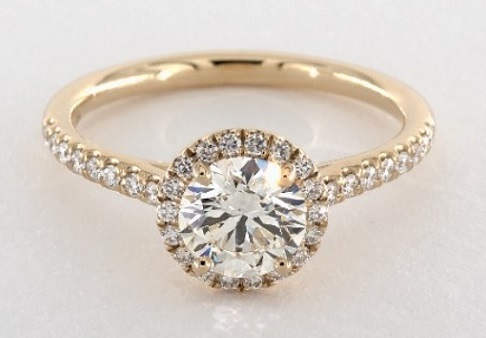 best color grade for 14k yellow gold diamond ring