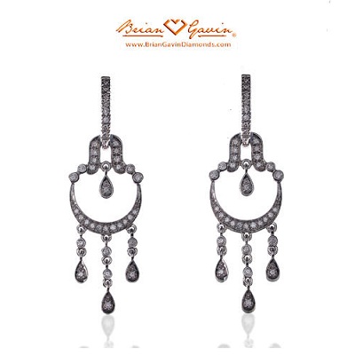 chandelier style diamond earrings design