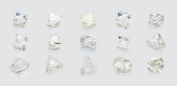 gem quality rough diamonds