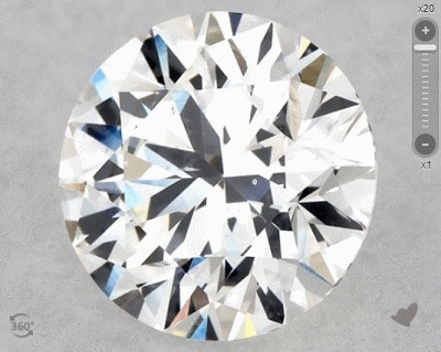 080 carat round brilliant cut loose diamond ags certificate