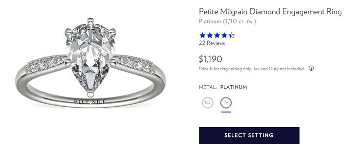 petite milgrain channel accent pear shape diamond ring best design