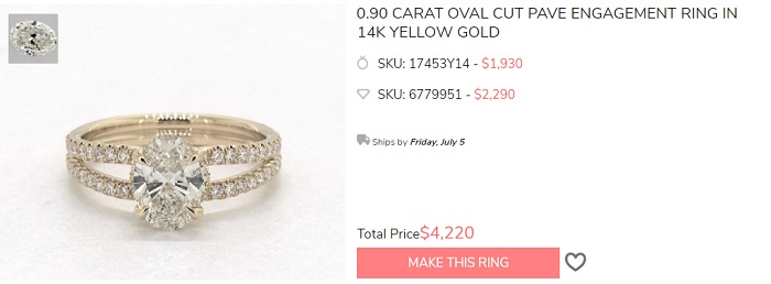 split shank yellow gold oval diamond ring best setting design