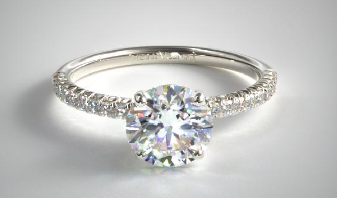 pave vs solitaire engagement ring comparison price and style