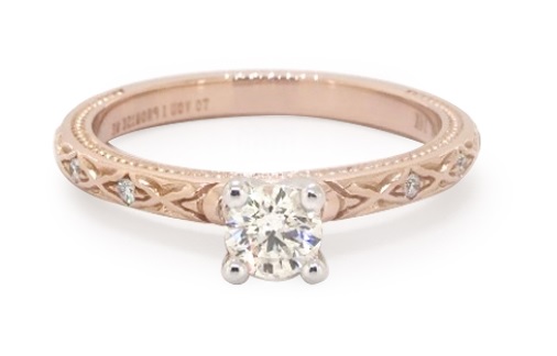 minimalist small diamond engagement rings