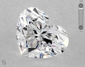 gia certified good well cut excellent excellent 1 carat heart shaped diamond