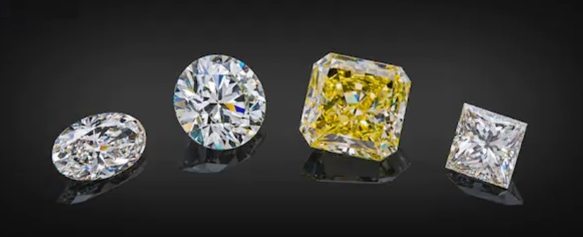 D-F colore 4mm VS chiarezza trilliant-Facet Diamond dell'Africa naturali 