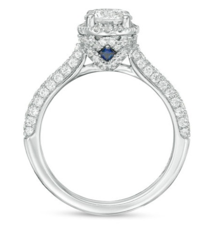 vera wang bridal set rings