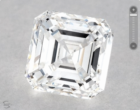 how does an asscher cut diamond looks like