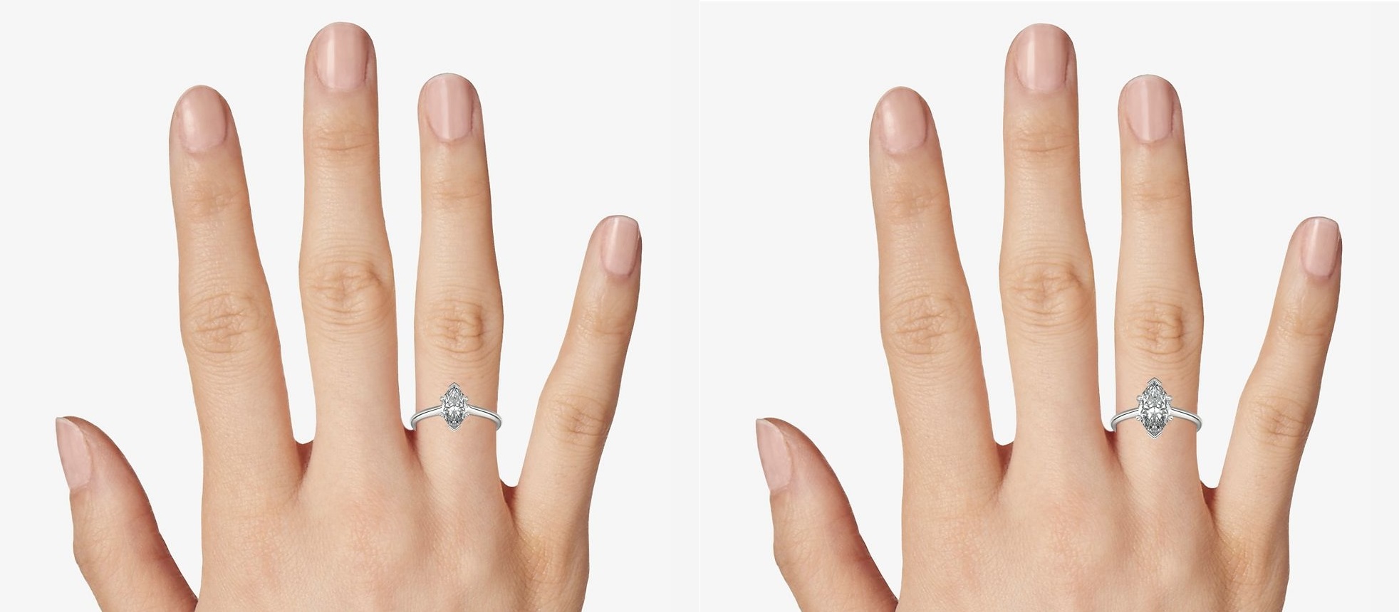 1 carat marquise diamond ring vs 2 carat marquise diamond ring