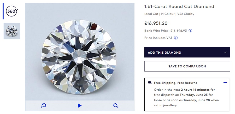 best diamond store to buy from in uk eu